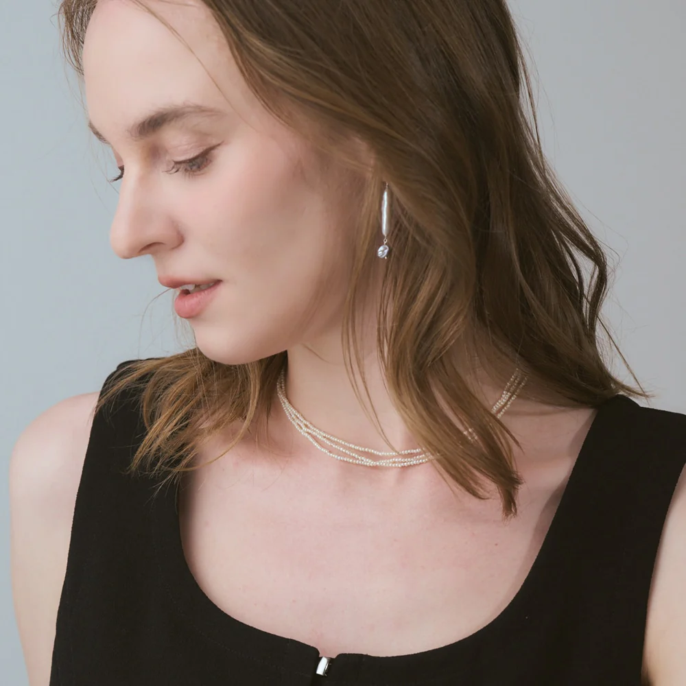 Silver Pearl Earring Charm - Image 4