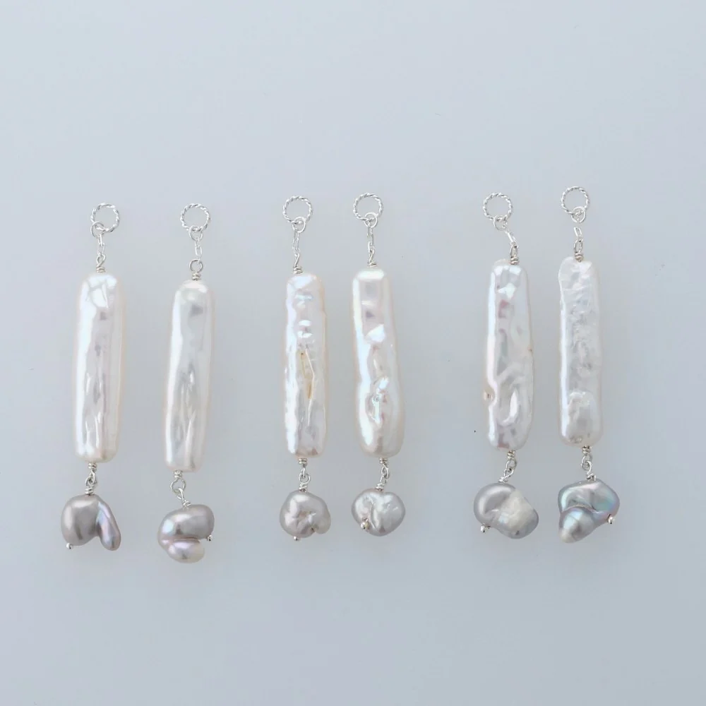 Silver Pearl Earring Charm - Image 5