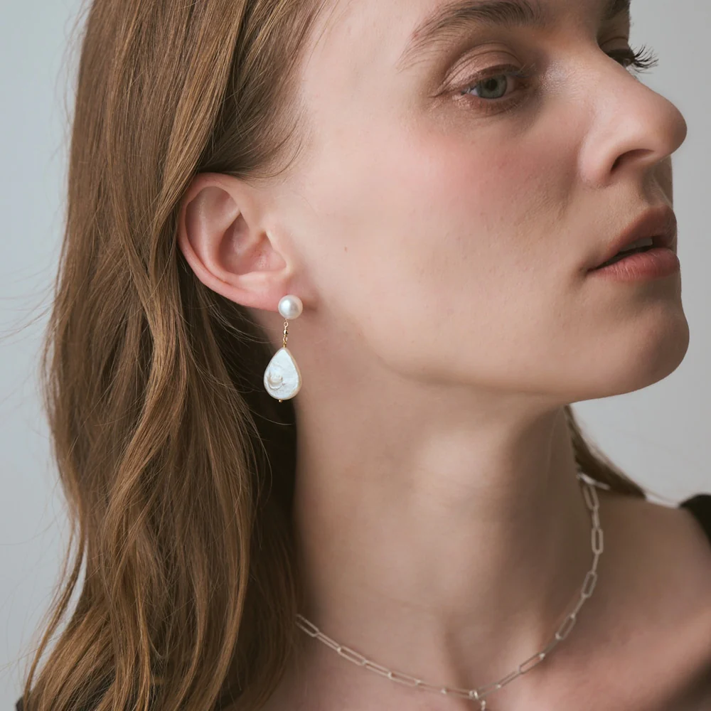 K10 Pearl Earring Charm - Image 3