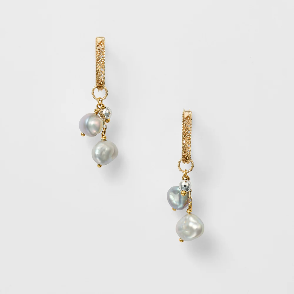 K10 Pearl Earring Charm - Image 2