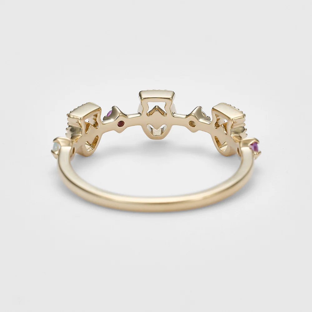 <Aquarius> K5 Amethyst/Aquamarine Ring - Image 3