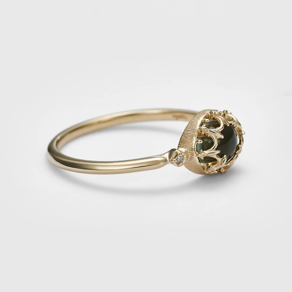 K5 Larimar/Quartz Ring - Image 2