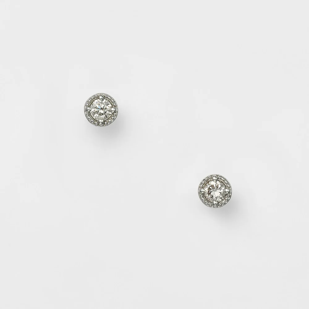 Platinum Diamond Earrings - Image 2