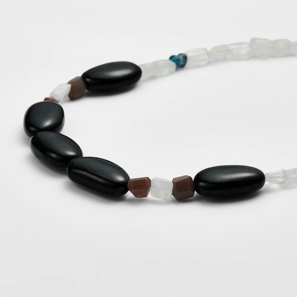 Gold Multi-Stone Necklace - Image 3