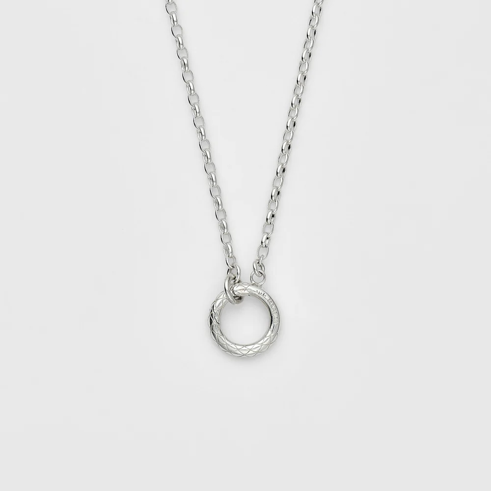 Silver Diamond Necklace - Image 3