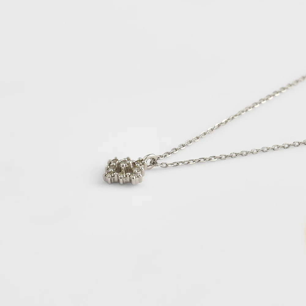 Platinum Diamond Necklace - Image 4