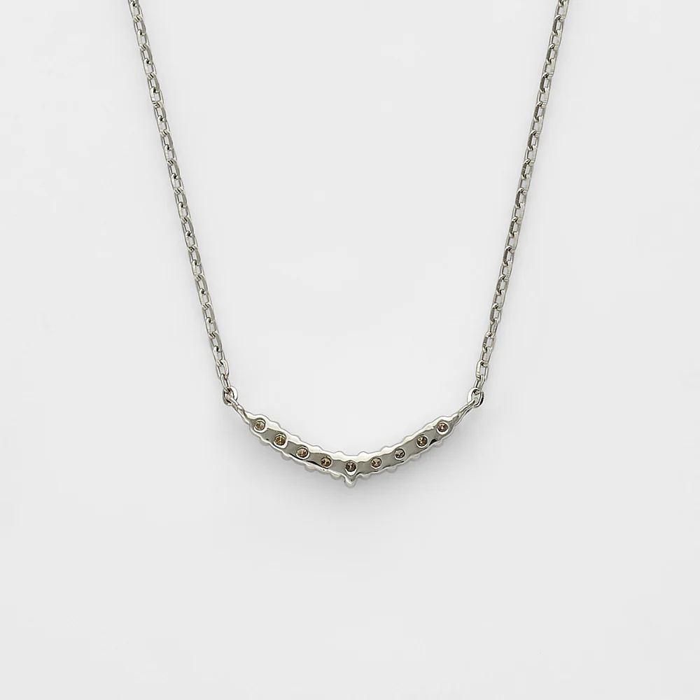 Platinum Diamond Necklace - Image 3