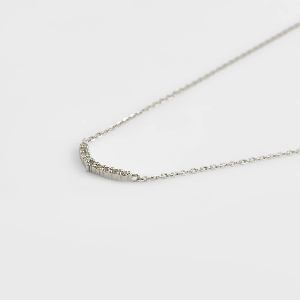 Platinum Diamond Necklace - Image 4