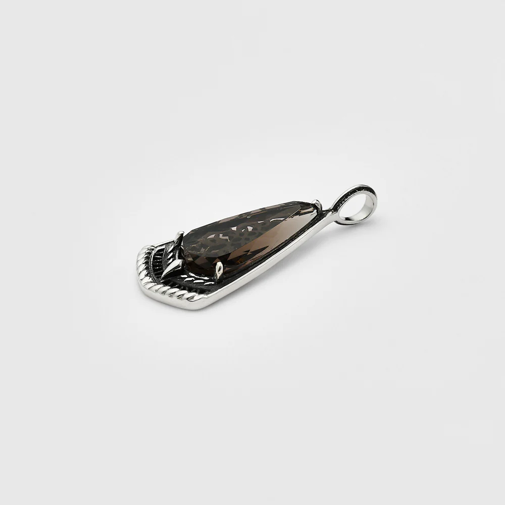 Silver Obsidian Charm - Image 4