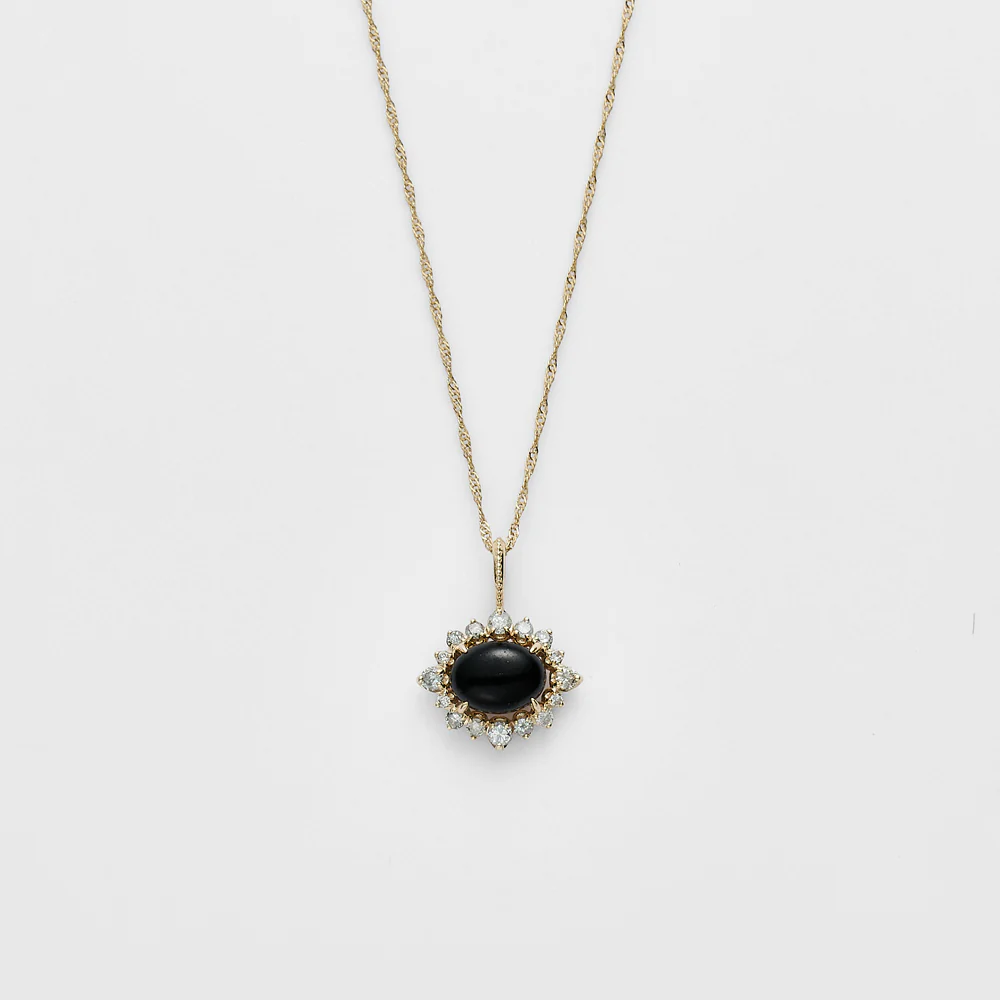 K10 Jet/Diamond Charm - Image 3