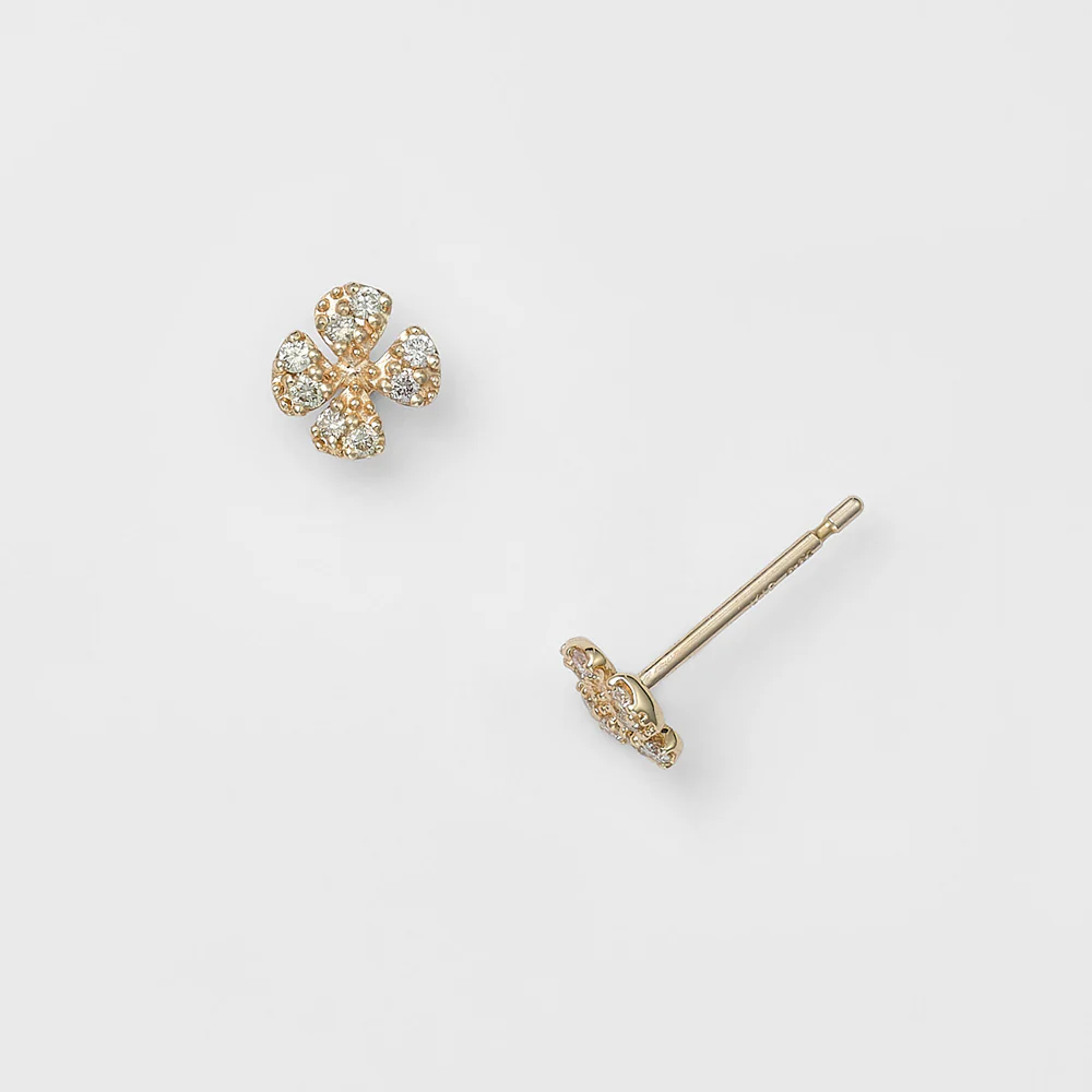 K10 Diamond Earrings (0.03Ct) - Image 2