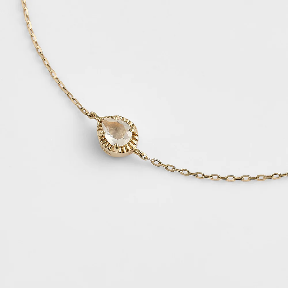 K10 Diamond/Moonstone Bracelet (0.01Ct) - Image 2