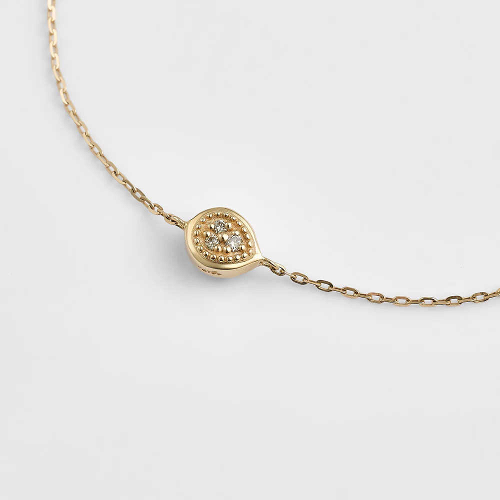 K10 Diamond/Moonstone Bracelet (0.01Ct) - Image 3