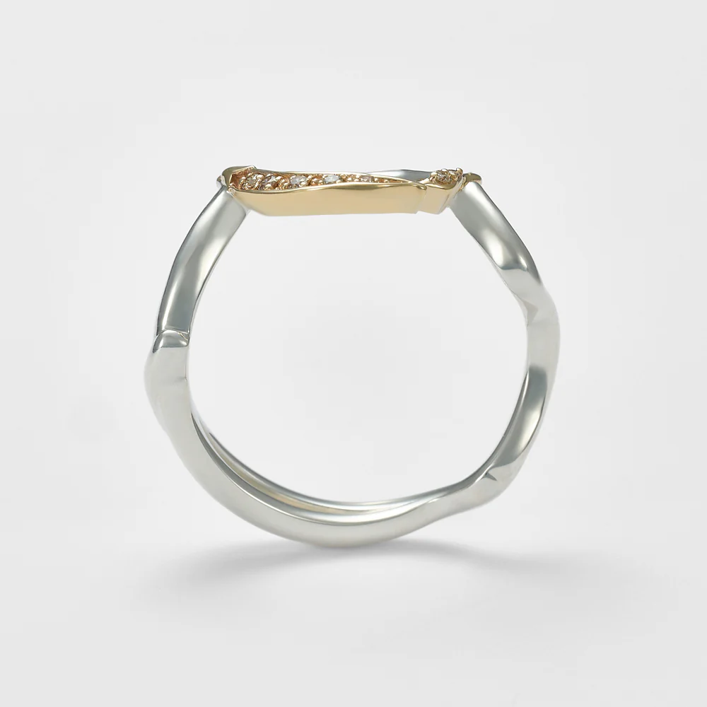 Silver Diamond Ring - Image 4