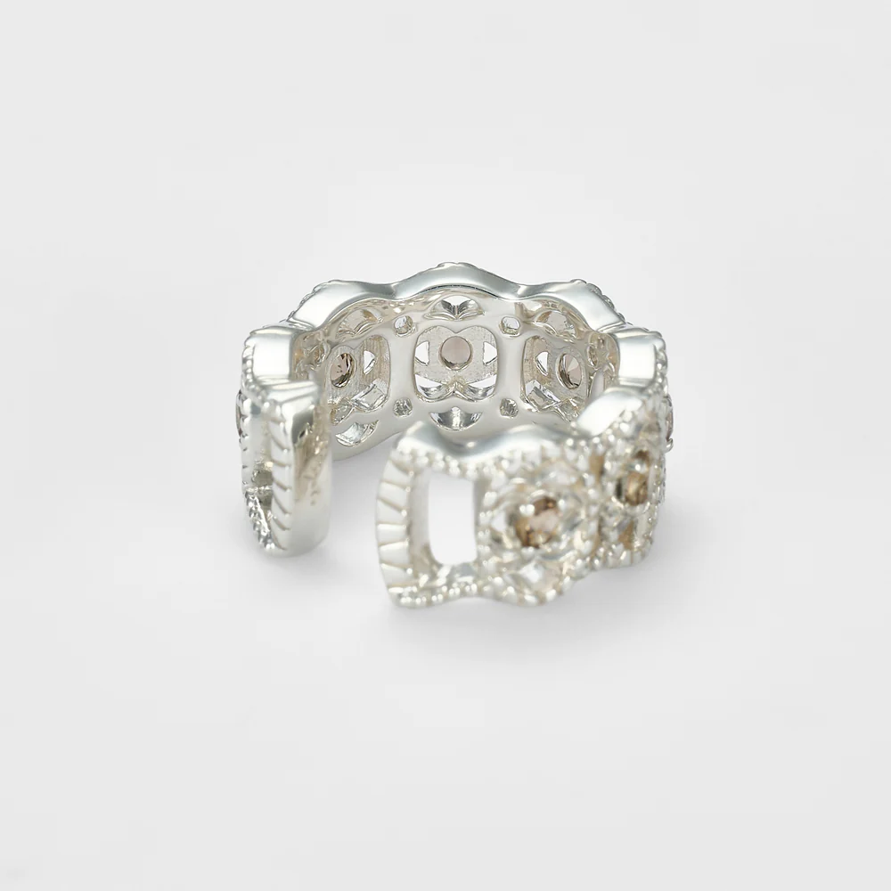 Silver Quartz Ear Cuff (Single Ear) - Image 3