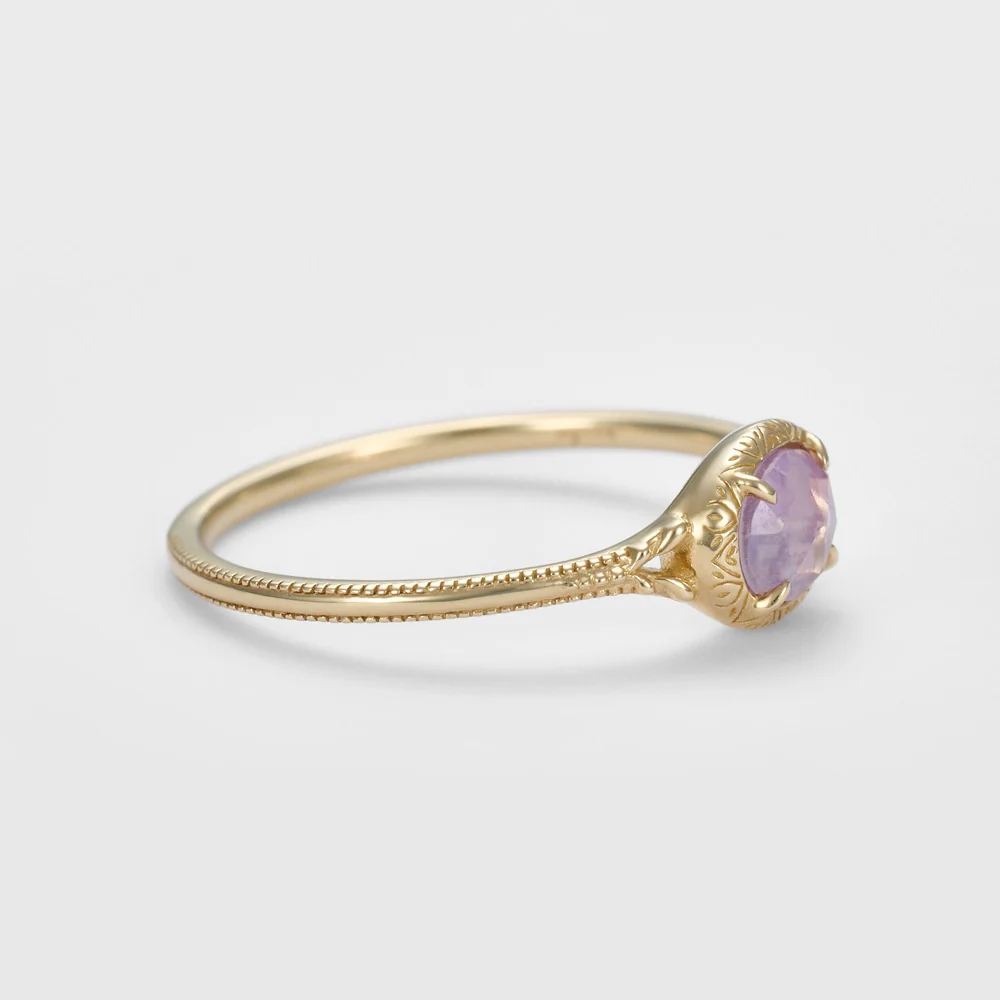 K10 Feldspar/Amethyst Ring - Image 2