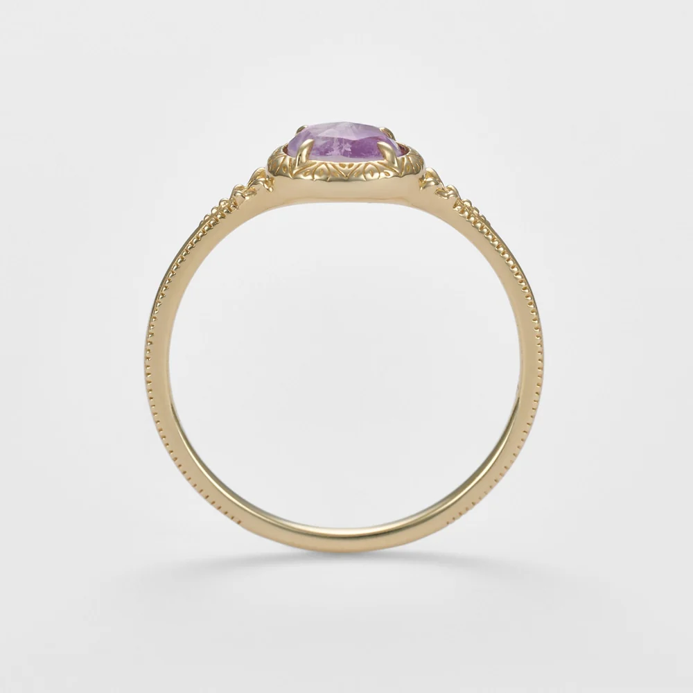 K10 Feldspar/Amethyst Ring - Image 4
