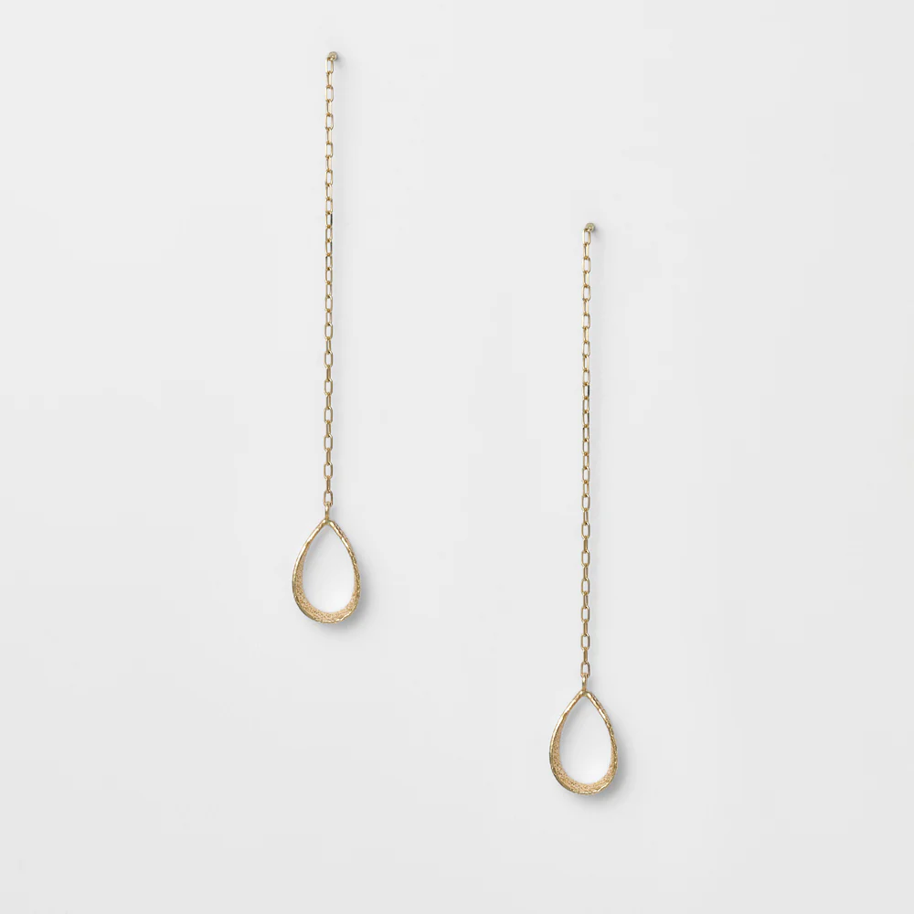 K10 Threader Earrings - Image 2