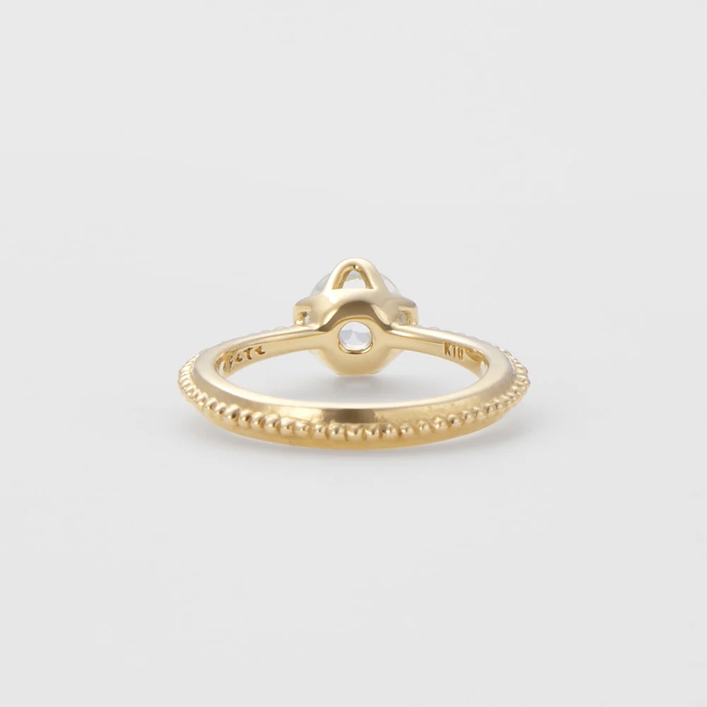 <March Birthstone> K10 Aquamarine Baby Ring - Image 3