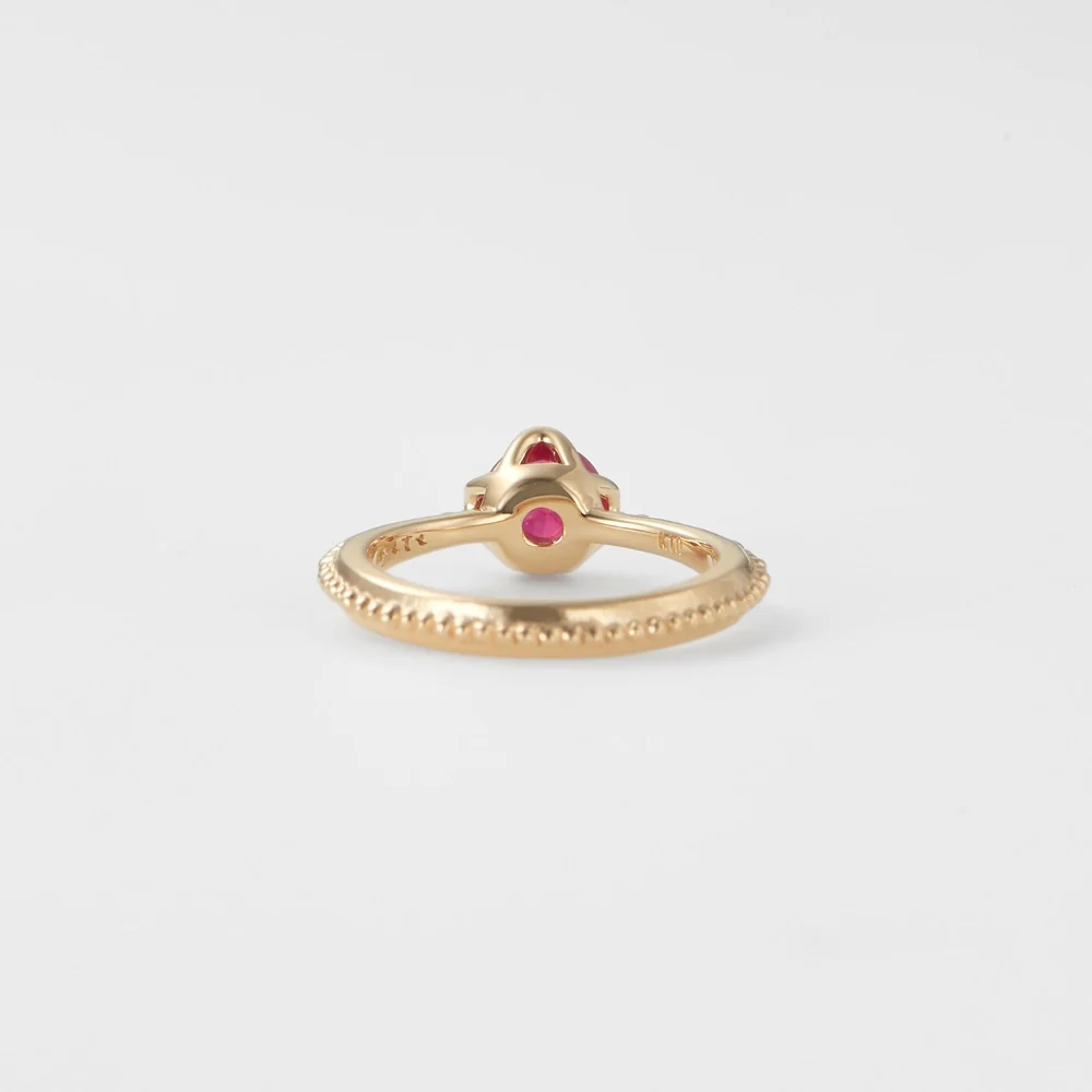 <July Birthstone> K10 Ruby Baby Ring - Image 3