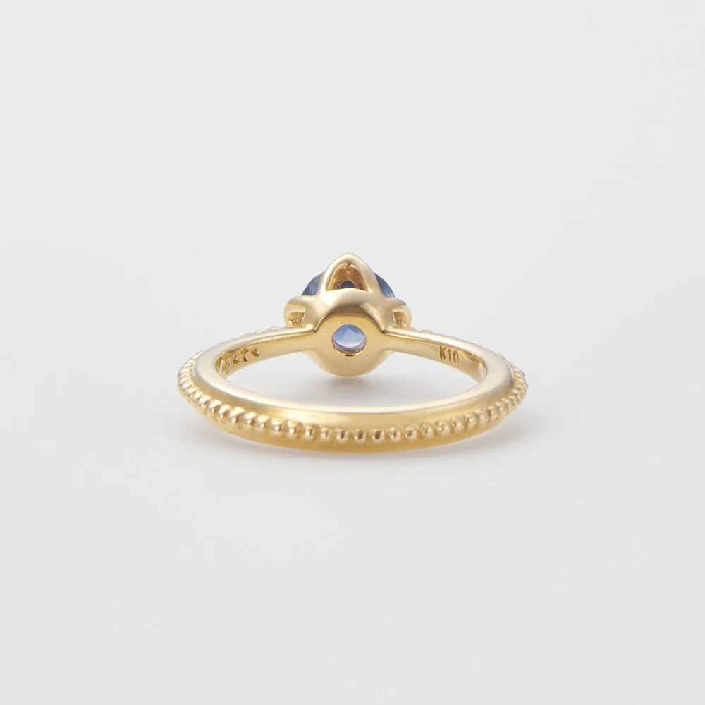 <September Birthstone> K10 Sapphire Baby Ring - Image 3