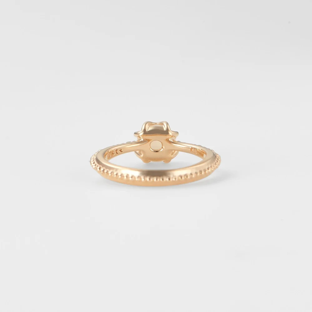 <October Birthstone> K10 Opal Baby Ring - Image 3