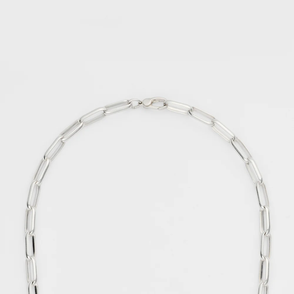 Silver Diamond Necklace - Image 3