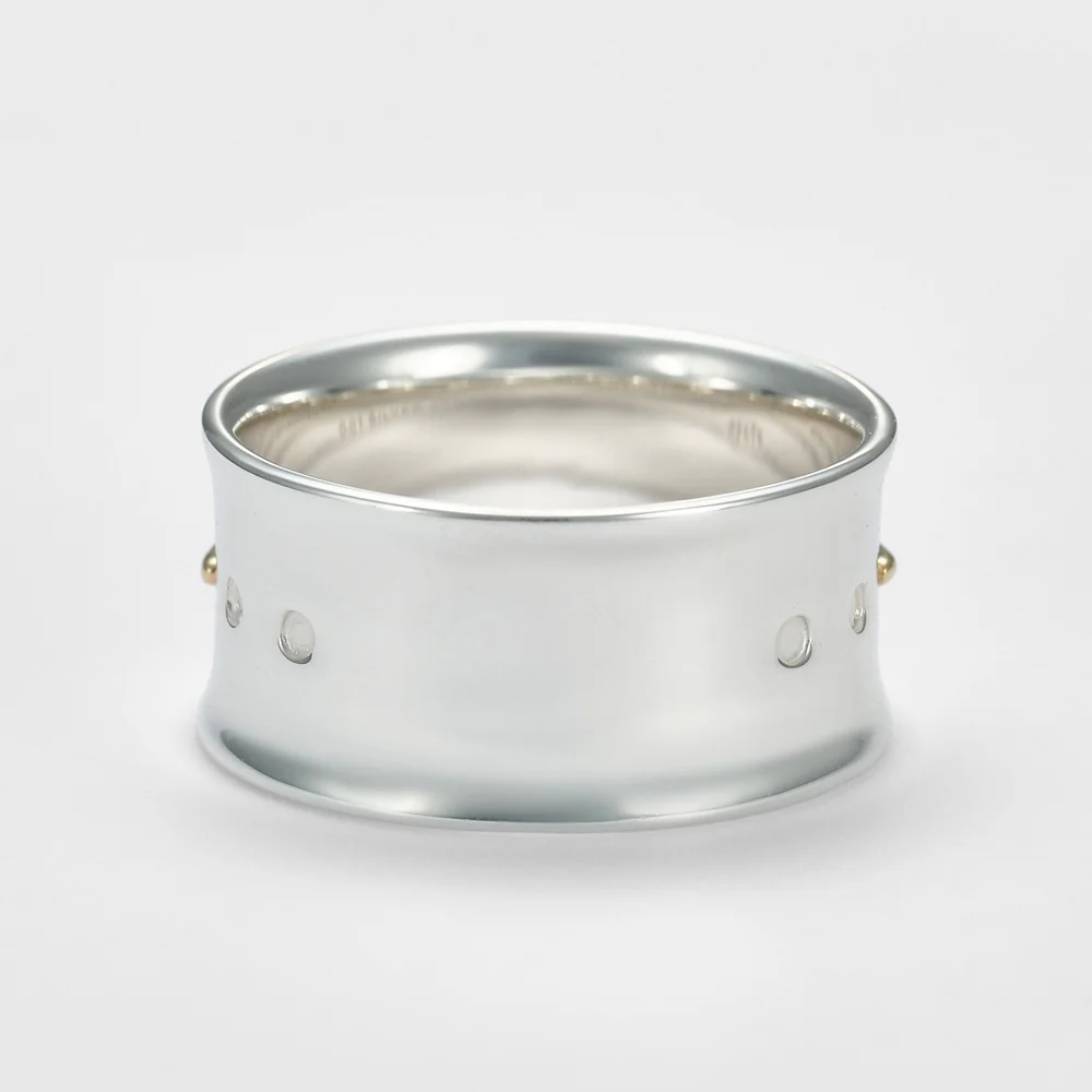 Silver/K10 Diamond Ring (S)/(0.01Ct) - Image 3