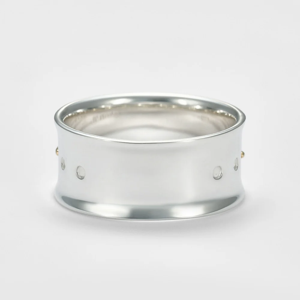 Silver/K10 Diamond Ring (L)/(0.01Ct) - Image 3
