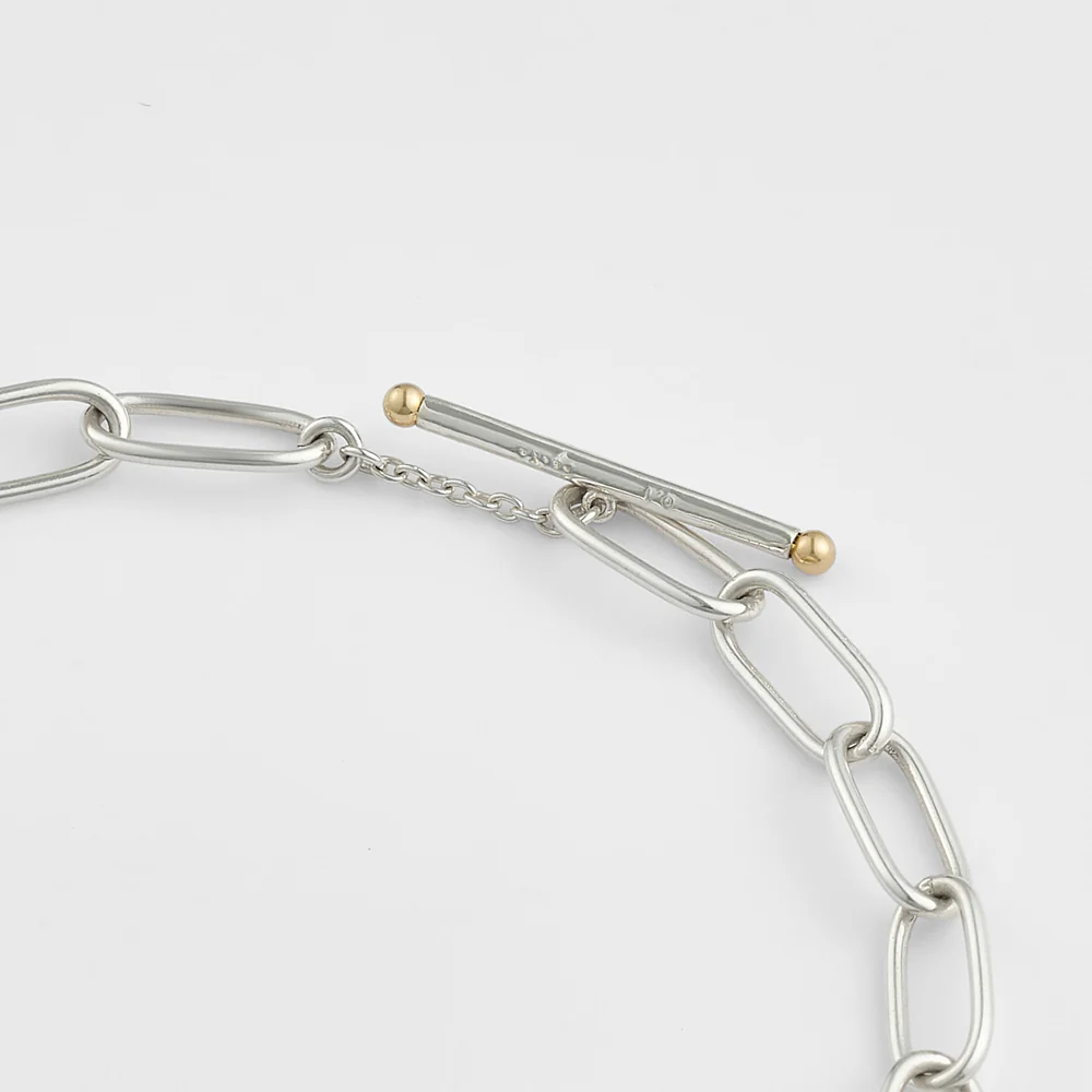 Silver/K10 Diamond Bracelet (0.1Ct) - Image 3