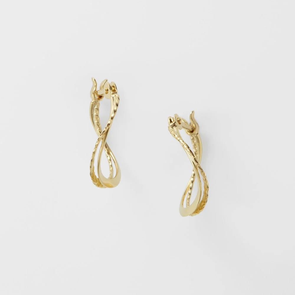 K18 Hoop Earrings - Image 2