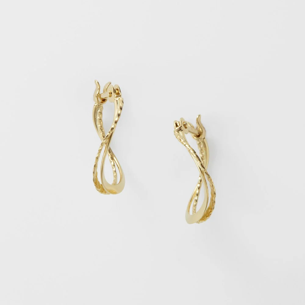 K18 Hoop Earrings - Image 3